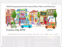 Tablet Screenshot of curiouscitydpw.com